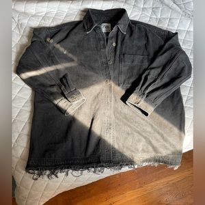 Zara denim over sized jean jacket